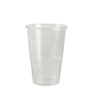 Half-pint Cup PP Recyclable and Reusable Transparent 330ml | 500 - 650 - 1250 Units/Box