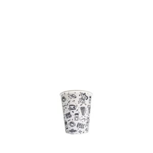 Printed Cups Recyclable Disposable Paper– 100ml (3oz) | 1500 units/box
