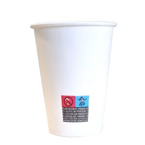 Paper Cup Recyclable Disposable White – 400ml (12oz) | 320 - 600 units/box