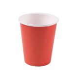 Vaso de Papel Reciclable Desechable Rojo- 270ml (9oz) | 240 unidades/caja