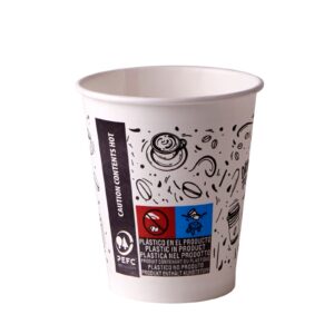 Printed Cups Recyclable Disposable Paper– 270ml (7oz) | 1000 units/box