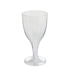 Wine Glass Recyclable and Reusable Plastic PP Transparent 170 ml | 96 Units/Box