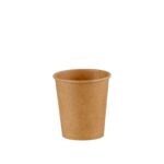 Copo de papel reciclável descartável Kraft - 100ml (3oz) | 1500 unidades/caixa