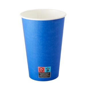Paper Cup Recyclable Disposable Blue– 600ml (20oz) | 320 units/box