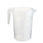 Pitcher Cup Recyclable and Reusable PP Transparent 1000 ml | 120 Units/Box