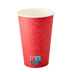 Paper Cup Recyclable Disposable Red– 600ml (20oz) | 320 units/box