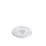 Couvercle plat PET avec croix Recyclable et réutilisable pour gobelets PP - 280/450/500/600ml | 1000 Pcs/Box