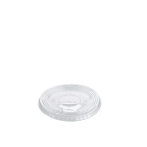 Flat Lid PET without hole Recyclable and Reusable for PP Cups - 450/500/600ml | 1,000 Pcs/Box