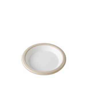 Deep Plate Compostable Sugarcane Bagasse Ø 205 mm | 140 - 250 Units/Box
