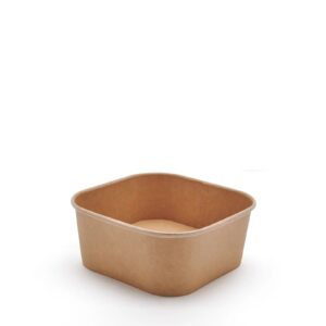 Paper Bowl Square 1000ml - 300 Units/Box