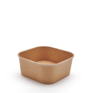 Taça de papel quadrada 1200ml - 300 unidades/caixa