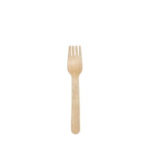 Tenedores de Madera Ecológicos y Biodegradables | 3000 Unidades/Caja