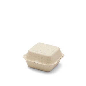 Burger Box Bagasse 312x156x49mm | 400 Pcs/Box