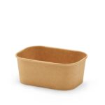 Paper Bowl Rectangular 1000ml - 300 Units/Box