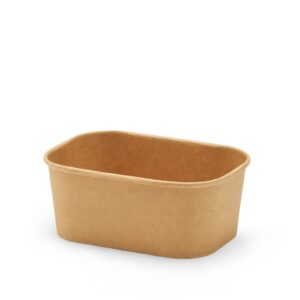 Paper Bowl Rectangular 1000ml - 300 Units/Box