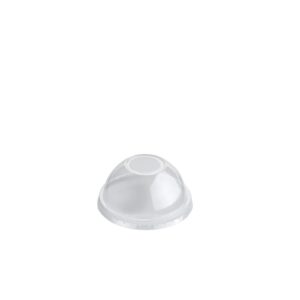 Dome Lid PET with Hole Recyclable for Cups 300/330 ml | 1000 Pcs/Box