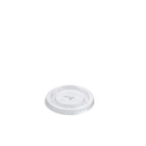 Flat Lid PET with Cross Recyclable and Reusable for PP Cups - 300/330ml | 1000 Pcs/Box