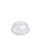 Dome Lid PET Recyclable and Reusable with 4 holes for PP Cups - 280/450/500/600ml | 2000 Pcs/Box