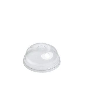 Dome Lid PET Recyclable and Reusable with 4 holes for PP Cups - 280/450/500/600ml | 2000 Pcs/Box
