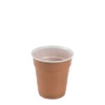 Vending Cups Recyclable and Reusable PS Brown&White 165ml | 3000 Units/Box