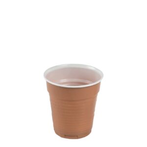 Vending Cups Recyclable and Reusable PS Brown&White 165ml | 3000 Units/Box