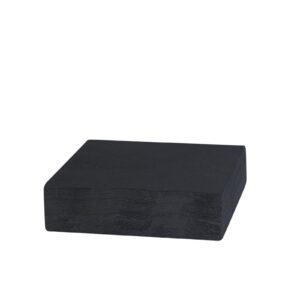 Black Napkin 33x33cm Double Point  | 1000 units/box