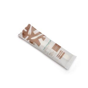 Paper Set Eco-Friendly Fork-Knife-Spoon-Napkin | 450 Units/Box