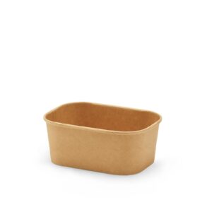 Paper Bowl Rectangular 100ml - 300 Units/Box