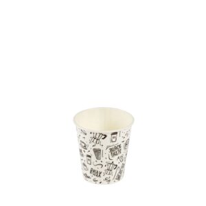 Printed Cups Recyclable Disposable Paper– 165ml (5.5oz) | 2700 units/box