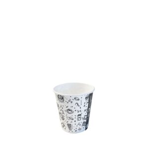 Printed Cups Recyclable Disposable Paper– 120ml (4oz) | 2100 units/box