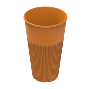 Reusable coffee cup large Orange 500ml – 240 pcs/box