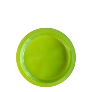 Plates Recyclable and Reusable PS Green 220mm | 300 Units/Box