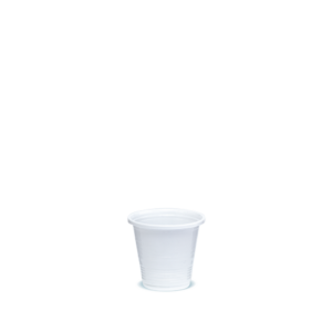 Cup PP Recyclable and Reusable White  80ml | 4800 units/box