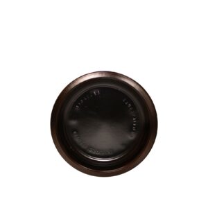 Plates Recyclable and Reusable PS Black 165mm | 450 Units/Box