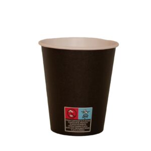 Paper Cup Recyclable Disposable Black– 270ml (9oz) | 240 units/box