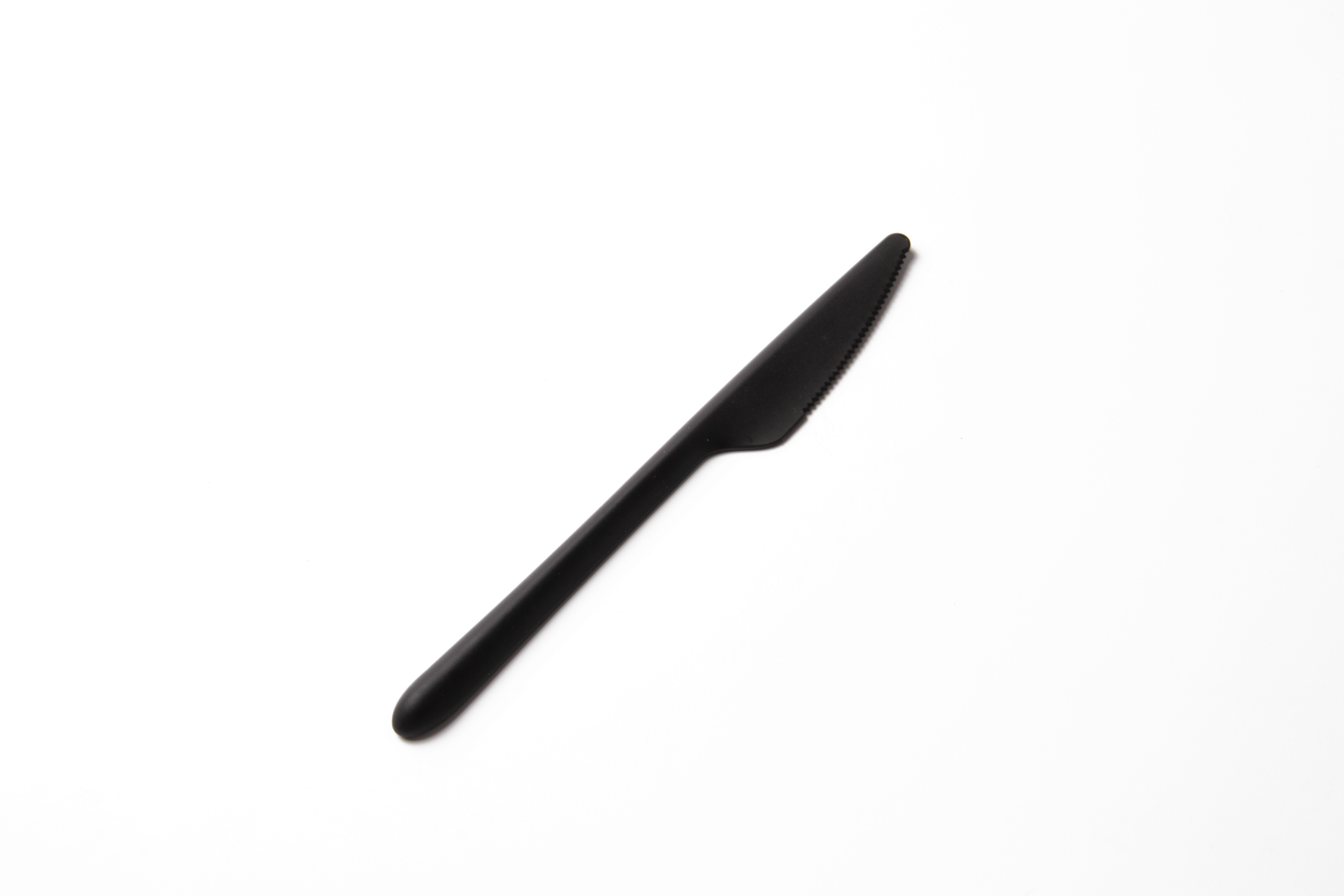Nesta PP Plastic Knife 6.7" - Black. (Case of 1000 pcs)