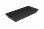 Repeat Reusable PP Plastic Large Rectangular bowl 36oz - Black. (Case of 200 pcs)