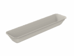 Repeat Reusable PP Plastic Medium Rectangular NARROW bowl 13 oz - Cream. (Case of 230 pcs)