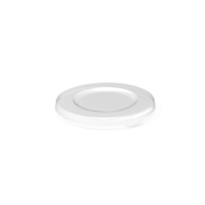 Revolve Reusable PP Plastic Round Lid for Medium Round Bowl 24oz - Transparent. (Case of 160 pcs)
