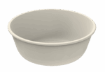 Revolve Reusable PP Plastic Large Round Bowl 39oz - Cream. (Case of 160 pcs)