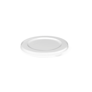 Revolve Reusable PP Plastic Round Lid for Large Round Bowl 39oz - Transparent. (Case of 160 pcs)