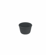 Revolve Reusable PP Plastic Extra Small Round Bowl 5oz - Grey. (Case of 480 pcs)