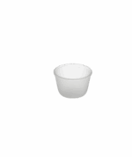 Revolve Reusable PP Plastic Extra Small Round Bowl 5oz - Transparent. (Case of 480 pcs)