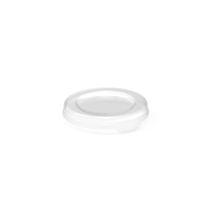 Revolve Reusable PP Plastic Round Lid for Extra-Small Round Bowl 10oz - Transparent. (Case of 960 pcs)