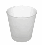 Revolve Reusable PP Plastic Hot Cup 8oz -Transparent. (Case of 300 pcs)