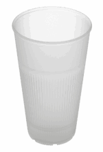 Revolve Reusable PP Plastic Hot Cup 16oz - Transparent. (Case of 300 pcs)