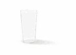 Hard Reusable PP Plastic Cup 11oz - Transparent. (Case of 400 pcs)