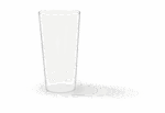 Hard Reusable PP Plastic Cup 17oz - Transparent. (Case of 364 pcs)