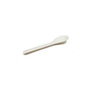 Kami paper Spoon 5.9" - soldier pack of 100 pcs - White. (Case of 10 packs of 100 pcs)