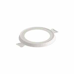 Ridge Windowed Round Lid for Small Bowl 10oz, item # 6731011 - White/Transparent. (Case of 600 pcs)